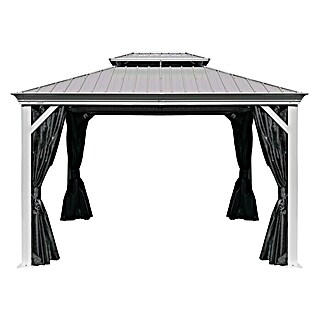 Sojag Standard-Pavillon Messina (B x T: 483 x 363 cm, Farbe Gestell: Champagner, Aluminium)