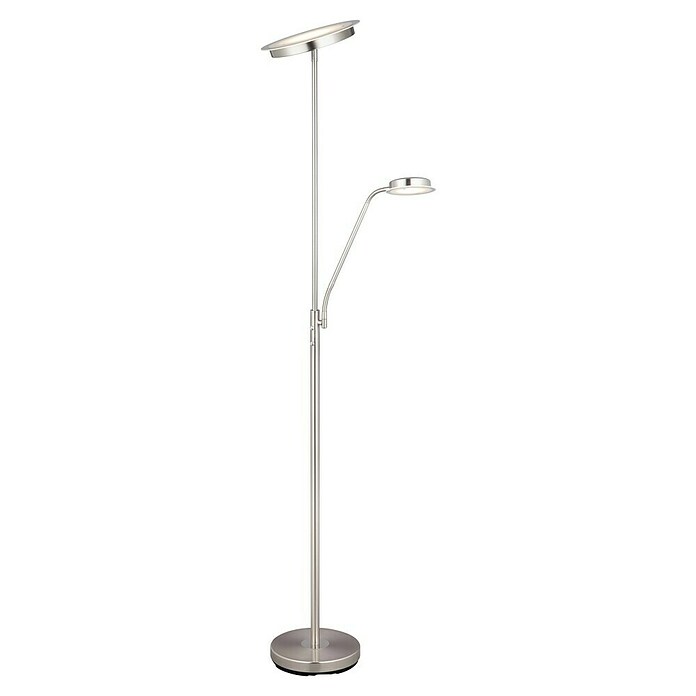 Tween Light Lámpara de suelo LED Alaska (1 x 19 W/1 x 4,5 W, Plateado, Altura: 1,8 m)