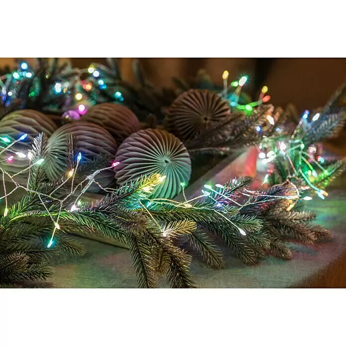 Konstsmide LED-Lichterkette Micro LED Firecracker - Innen, Lichtfarbe: RGB, Anzahl Leuchtmittel: 360 Stk., Netzbetrieben - Stimmungsaufnahme