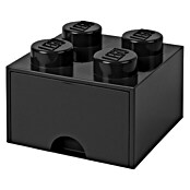 Lego Schubladenbox Brick (L x B x H: 25 x 25 x 18 cm, Schwarz, Anzahl Schubladen: 1 Schublade)