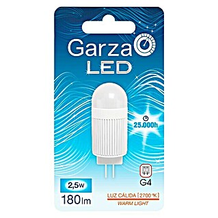 Garza Bombilla LED (2,5 W, G9, Color de luz: Blanco cálido, No regulable)