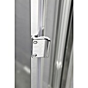 GME Mampara de ducha frontal Akord (An x Al: 90 x 195 cm, 4 mm, Plateado)