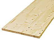 Exclusivholz Masivna drvena lijepljena ploča (Smreka, 2.500 x 400 x 18 mm)