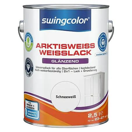 swingcolor  Weißlack Arktisweiß