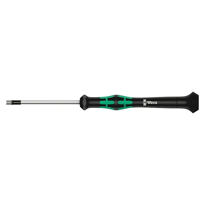Wera Elektriker-Schraubendreher Kraftform Micro 2054 - Hex-Plus 1,5, 60 mm - Wera Micro Schraubendreher mit Torx-Profil, ideal für präzise Schraubarbeiten. Der ergonomische Griff sorgt für hohen Komfort und Kontrolle.