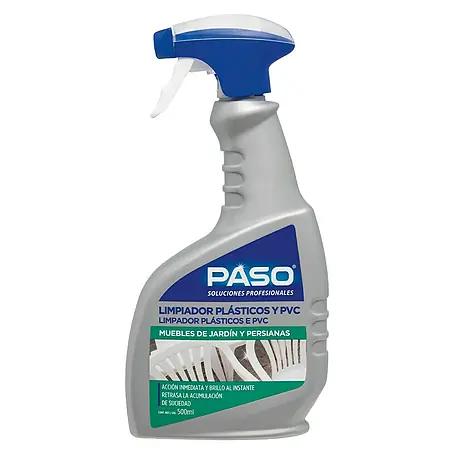 Paso  Limpiador Plásticos y PVC