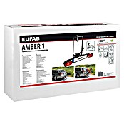 Eufab Portabicicletas (Apto para: 1 bicicleta, Peso de carga máx.: 30 kg, Específico para: Vehículos con enganche para remolque)
