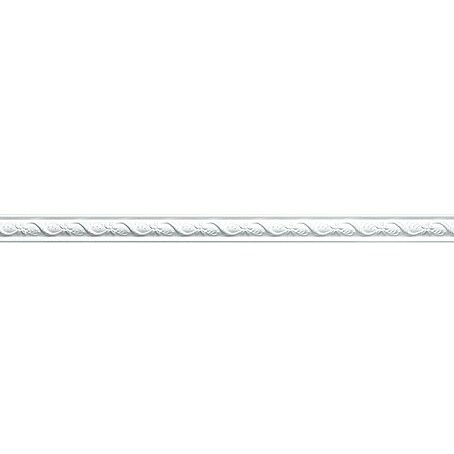 Zierprofil Prestige Fleur-F (2 m x 3 cm x 3 cm, Expandiertes Polystyrol (EPS))