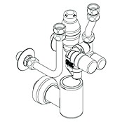 Thermoflow Sicherheitsgruppe (Mit Druckminderer, Betriebsdruck: 6 bar - 16 bar) | BAUHAUS