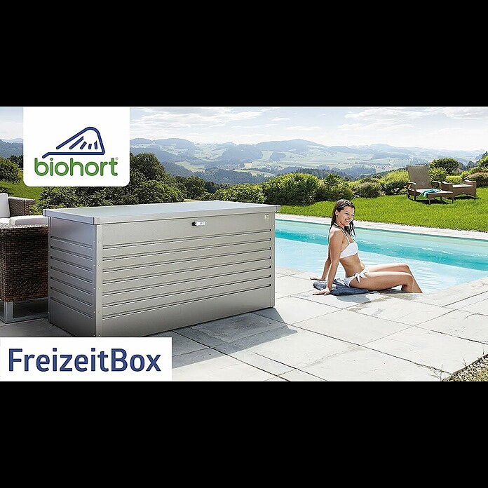 Biohort Garten-Aufbewahrungsbox FreizeitBox 100 (L x B x H: 101 x