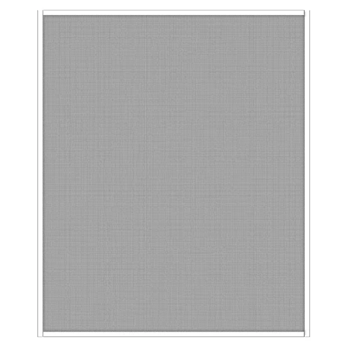 Schellenberg Mosquitera para ventana EasyClick - An x Al: 130 x 150 cm, Montaje de la mosquitera: Pinzas, Color bastidor: Blanco - Primer plano de un tejido gris con una textura fina y uniforme, enmarcado por un borde blanco. Ideal para fondos o diseño textil.
