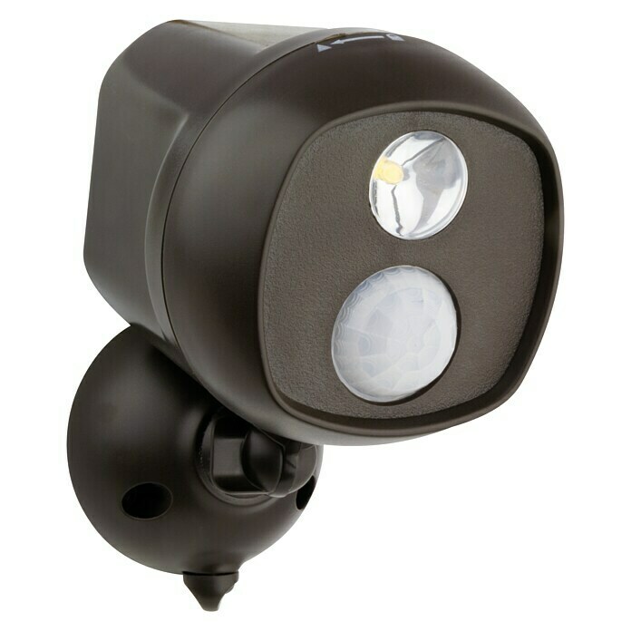 Ritter Leuchten LED reflektor sa senzorom pokreta (3 W, Senzor pokreta, 200 x 110 x 130 mm, Crna)