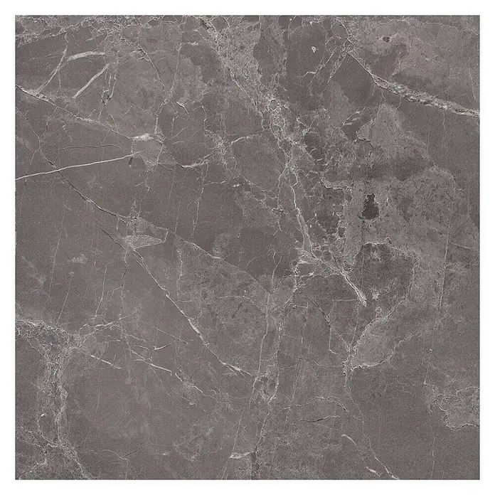 Resopal Premium Küchenarbeitsplatte nach Maß - Atlanta Marple, Stärke: 3,8 cm, Breite: 90 cm - Elegante graue Marmorfliese mit feinen weißen Adern. Das perfekte Material für stilvolle Boden- und Wandbeläge.