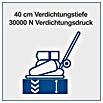 Scheppach Rüttelplatte HP2500S (6,5 PS, Maße Platte: 630 x 400 mm, Verdichtungstiefe: 40 cm) | BAUHAUS