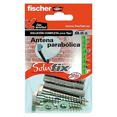 Fischer Solufix Set de fijación para antenas parabólicas
