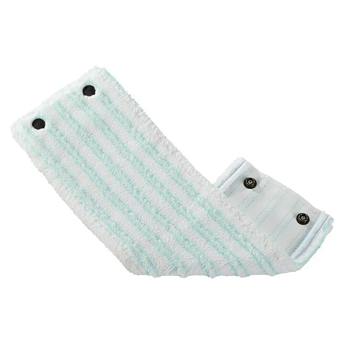 Leifheit Ersatz-Bezug Clean Twist M / Combi M Micro duo - Breite Bezug: 33 cm, Passend für: Leifheit Bodenwisch-Set Clean Twist M / Combi M - Mikrofaser-Moppauflage mit mintfarbenen Streifen und Druckknöpfen. Perfekt für die effiziente Reinigung von Böden und Oberflächen.