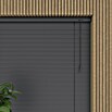 Jalousie Matt (B x H: 170 x 180 cm, Schwarz, Aluminium) | BAUHAUS
