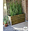 Forest-Style Jardinera Bambou (Largo: 80 cm, Marrón)