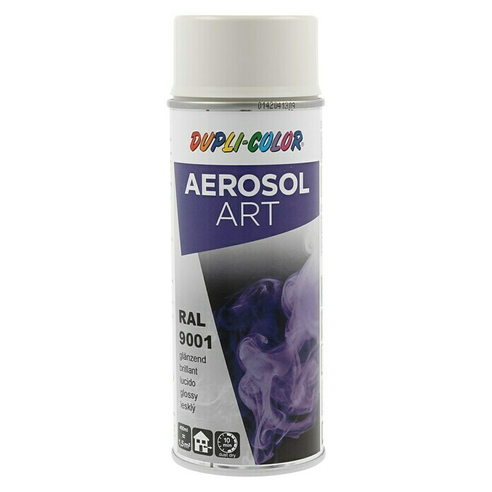 Dupli-Color Aerosol Art Sprühlack RAL 9001 (Glänzend, 400 ml, Cremeweiß)