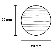 Rundstab (Ø x L: 20 mm x 2,1 m, Kiefer) | BAUHAUS