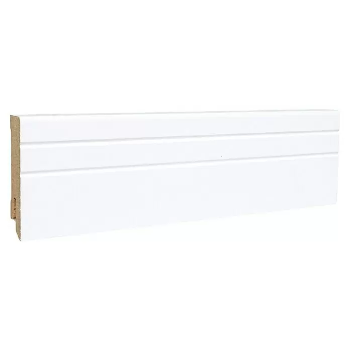 Sockelleiste Neo - 240 x 1,6 x 5,8 cm, MDF - Diagonale Ansicht