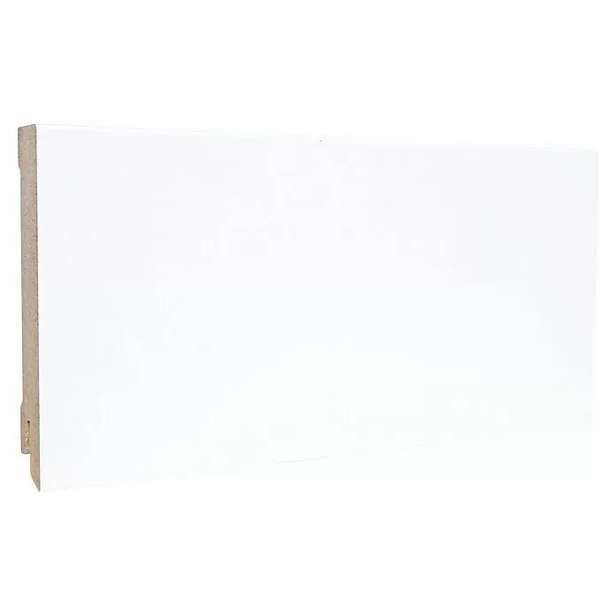 Sockelleiste - 244 x 1,6 x 9,6 cm, MDF - Diagonale Ansicht
