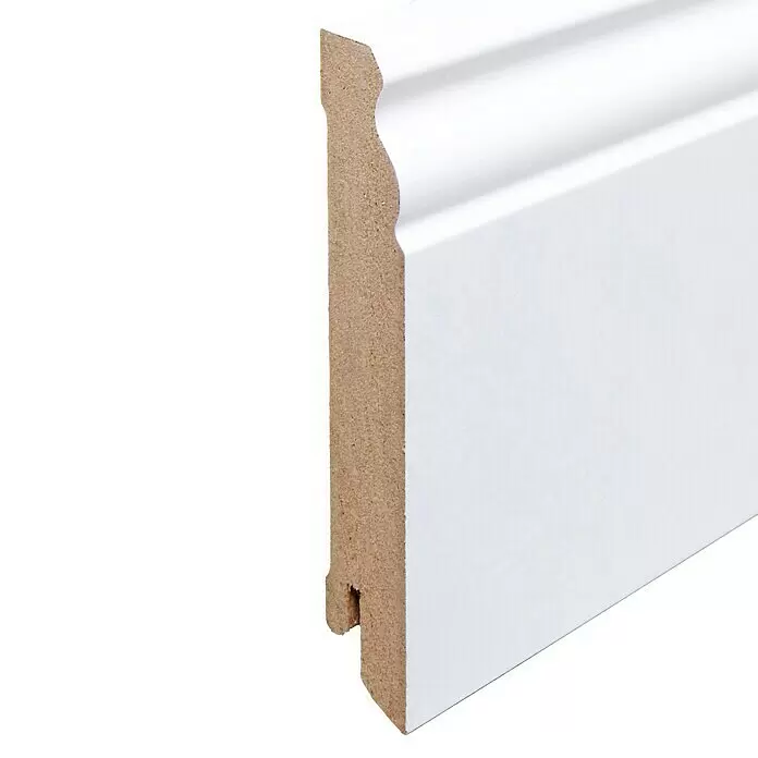 Sockelleiste - 240 x 1,9 x 10 cm, MDF, Profiliert - Detailaufnahme