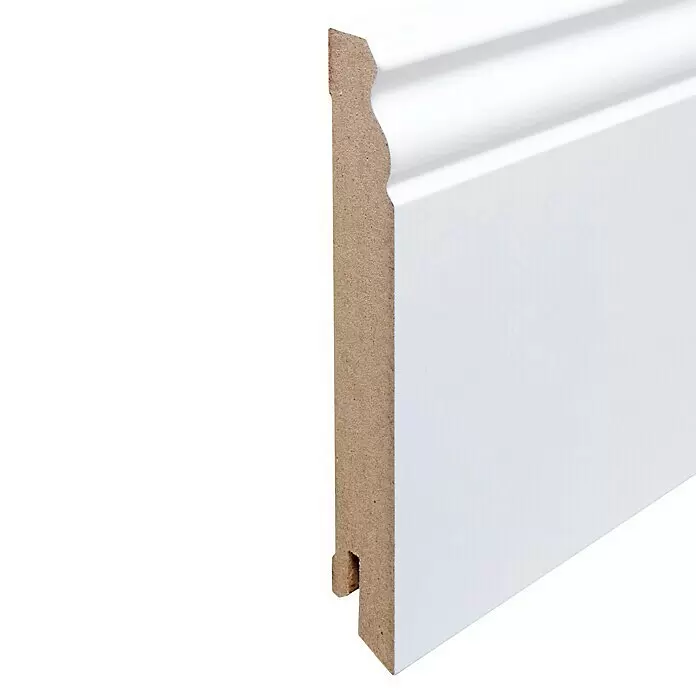 Sockelleiste - 240 x 1,9 x 12 cm, MDF, Profiliert - Detailaufnahme