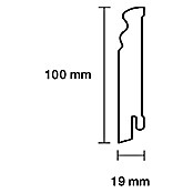 Sockelleiste (240 x 1,9 x 10 cm, MDF, Profiliert) | BAUHAUS