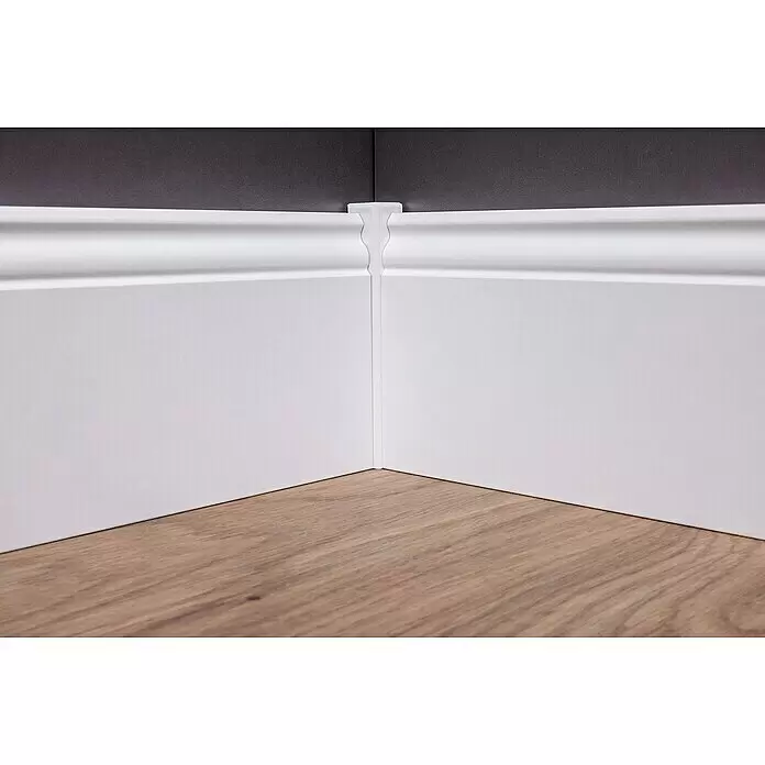 Sockelleiste - 240 x 1,9 x 12 cm, MDF, Profiliert - Detailaufnahme