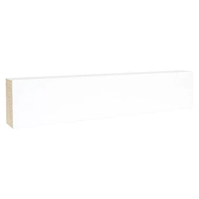 Rechteckleiste - 240 x 1,9 x 4 cm, Kiefer, Lackiert - Diagonale Ansicht