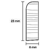 Sockelleiste (240 x 0,6 x 2,3 cm, Eiche, Lackiert) | BAUHAUS