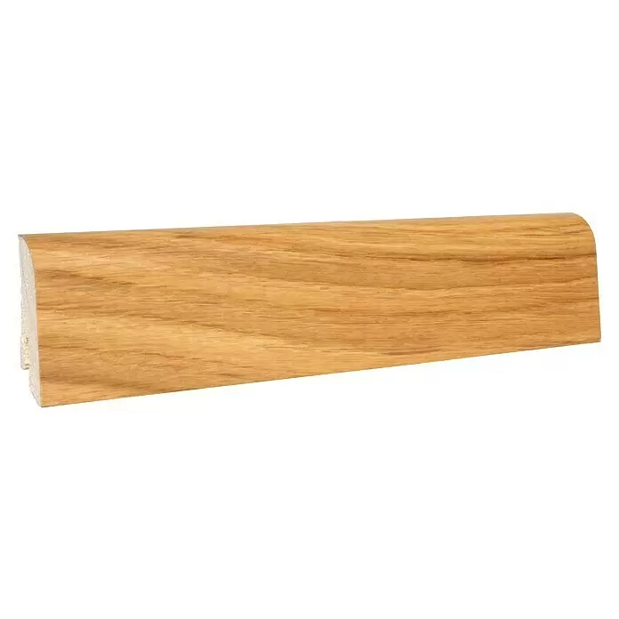 Sockelleiste - 240 x 2 x 4,5 cm, Eiche - Diagonale Ansicht