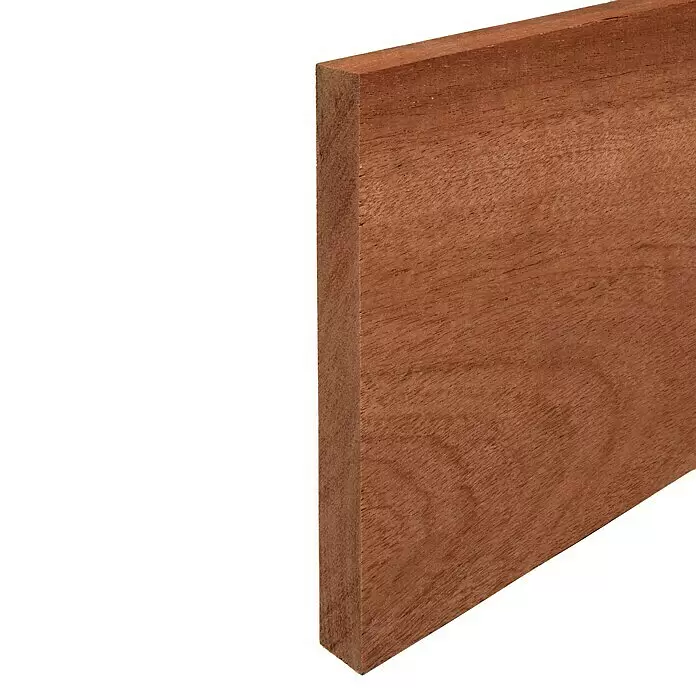 Rechteckleiste - 242 x 1,3 x 12 cm, Mahagoni - Detailaufnahme