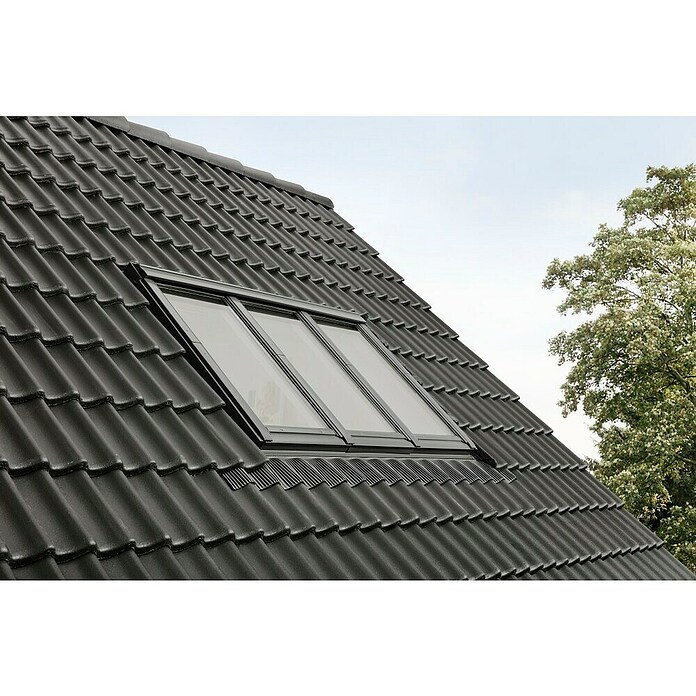 Velux Schwingflügelfenster GGU Solar SK06 008630 Aluminium