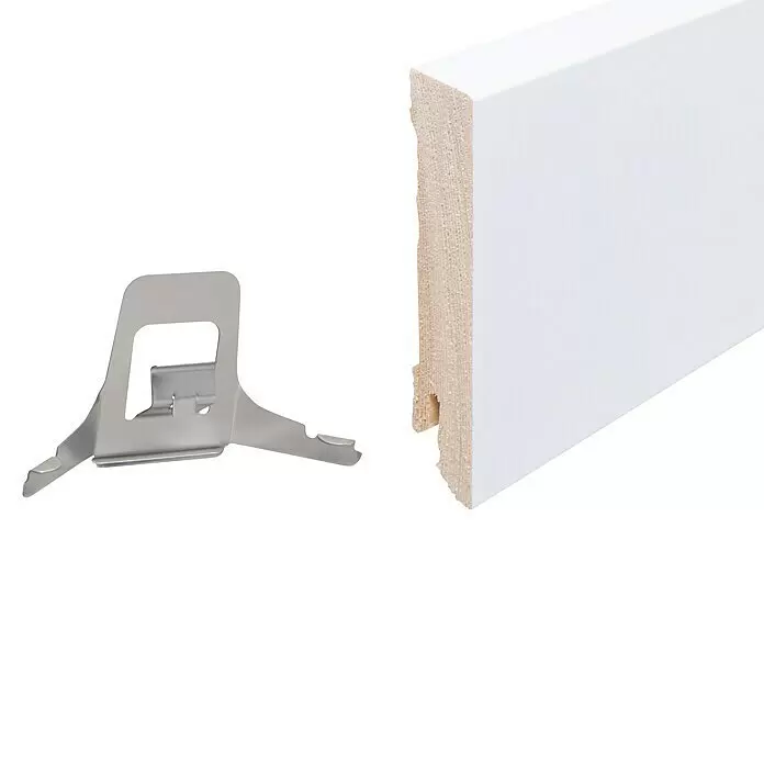 Sockelleiste - 240 x 1,8 x 8 cm, Kiefer - Detailaufnahme
