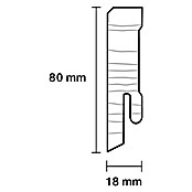 Sockelleiste (240 x 1,8 x 8 cm, Kiefer) | BAUHAUS