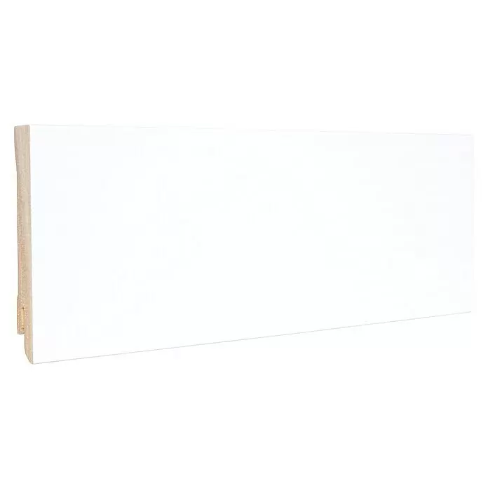 Sockelleiste - 240 x 1,8 x 8 cm, Kiefer - Diagonale Ansicht