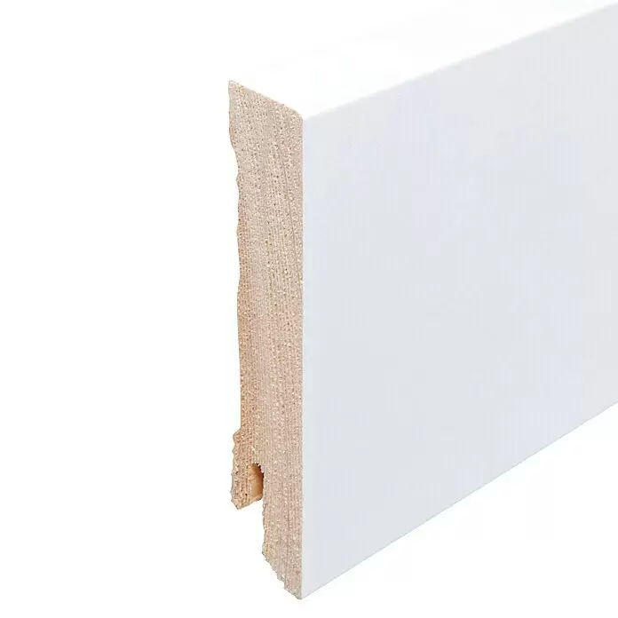 Sockelleiste - 240 x 1,8 x 8 cm, Kiefer - Detailaufnahme