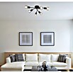 Globo Xara I Deckenstrahler (240 W, Schwarz, Schwarz, E14, 6 Stk.) | BAUHAUS