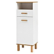 Schildmeyer Padua Highboard (35 x 40 x 115 cm, Weiß/Eiche)