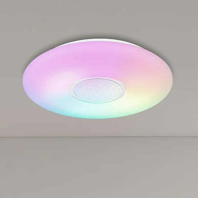 Globo - plafonnier - Epi - chrome - métal - 55cm - LED - 65001D2 | Leroy Merlin