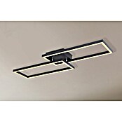 Globo LED stropna svjetiljka Tatjana  (24 W, D x Š x V: 71 cm x 23 m x 7,5 cm, Crna, Topla bijela) | BAUHAUS