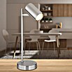 Globo Tischleuchte Robby (Ø x H: 12 x 35 cm, GU10, Nickel verchromt) | BAUHAUS