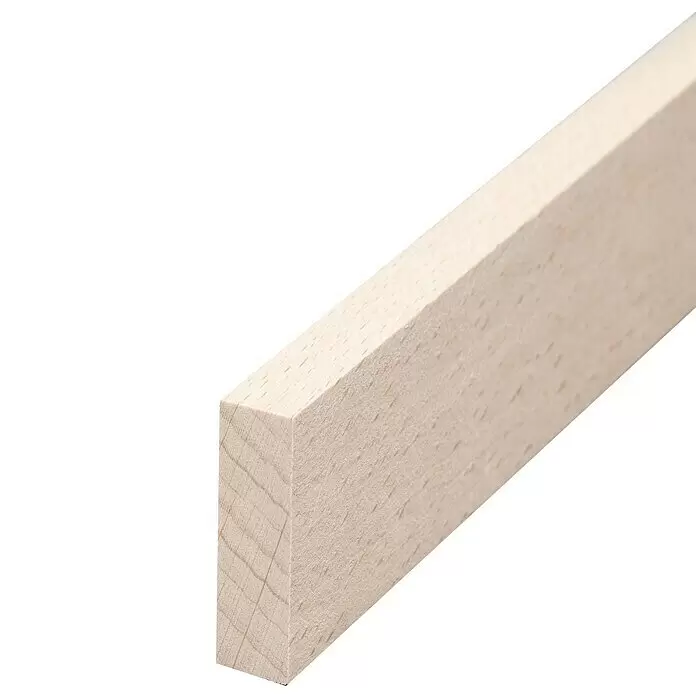 Rechteckleiste - 240 x 1,3 x 6 cm, Buche - Detailaufnahme