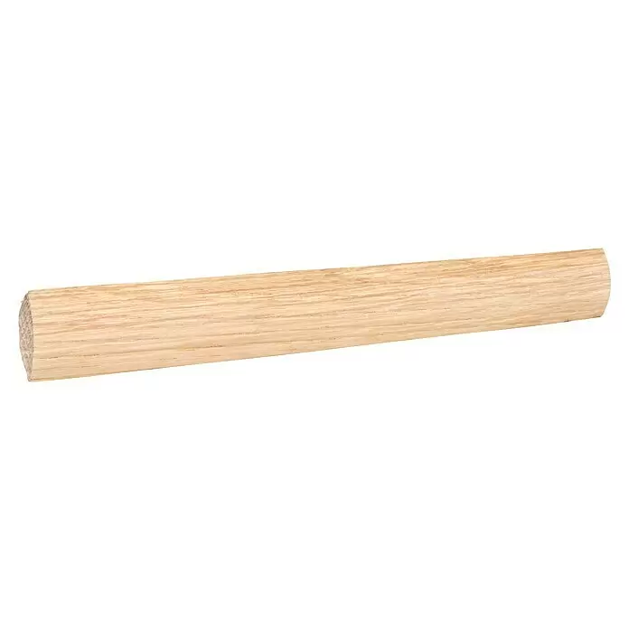 Viertelstab - 242 x 1,8 x 1,8 cm, Eiche - Helle rechteckige Holzleiste mit sichtbarer Maserung.