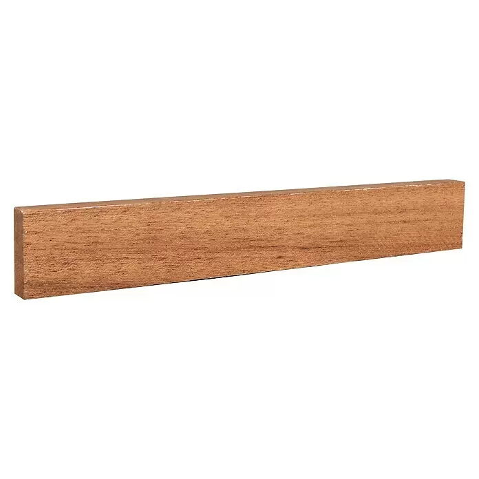 Rechteckleiste - 242 x 1 x 3 cm, Mahagoni - Diagonale Ansicht