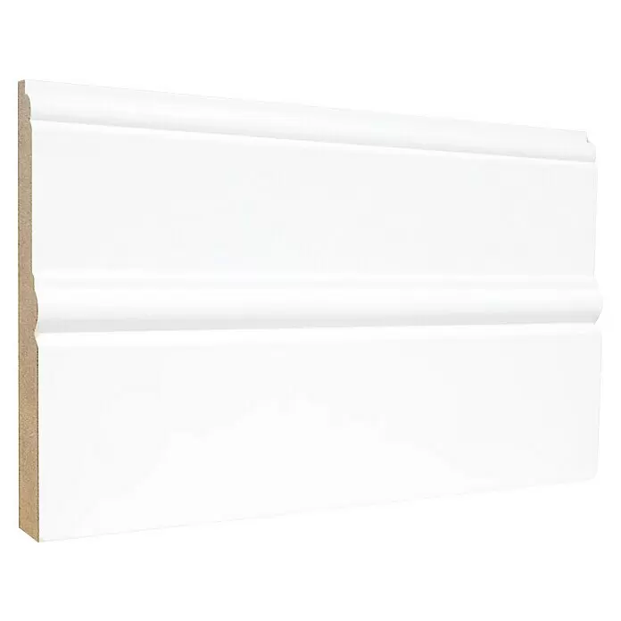 Profilleiste - 280 x 1,8 x 12,1 cm, MDF - Diagonale Ansicht