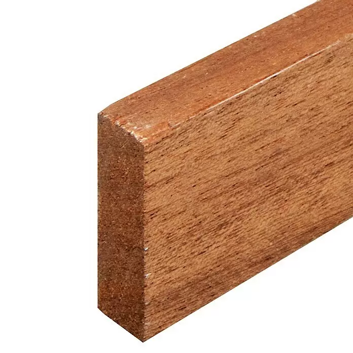 Rechteckleiste - 242 x 1 x 3 cm, Mahagoni - Detailaufnahme