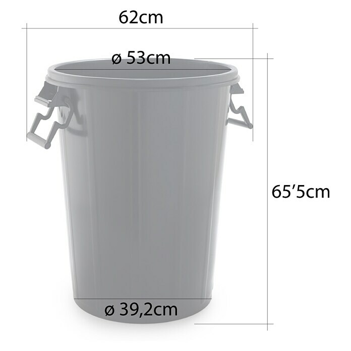 Cubo de basura plegable 60- 80 Litros